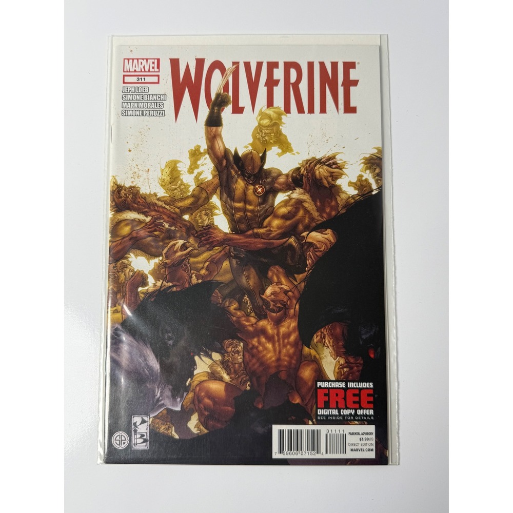Wolverine #311 Marvel Comics 2012 Jeph Loeb Simone Bianchi Sabretooth Reborn